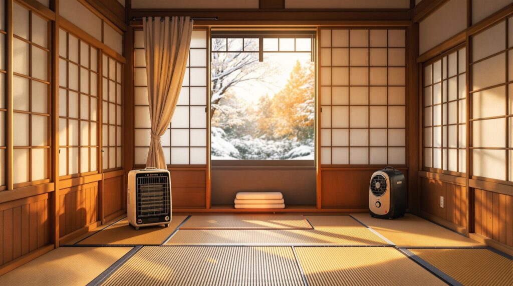京町家での効果的な寒さ対策方法